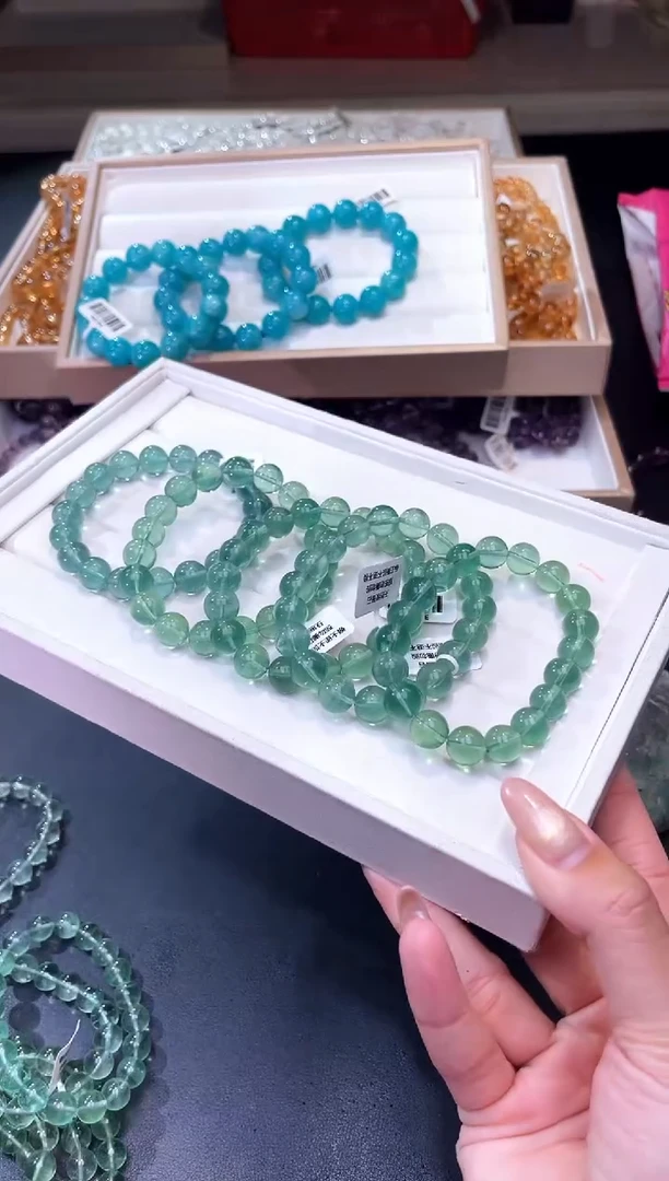 /未镶嵌萤石多样性发一绿萤石10mm