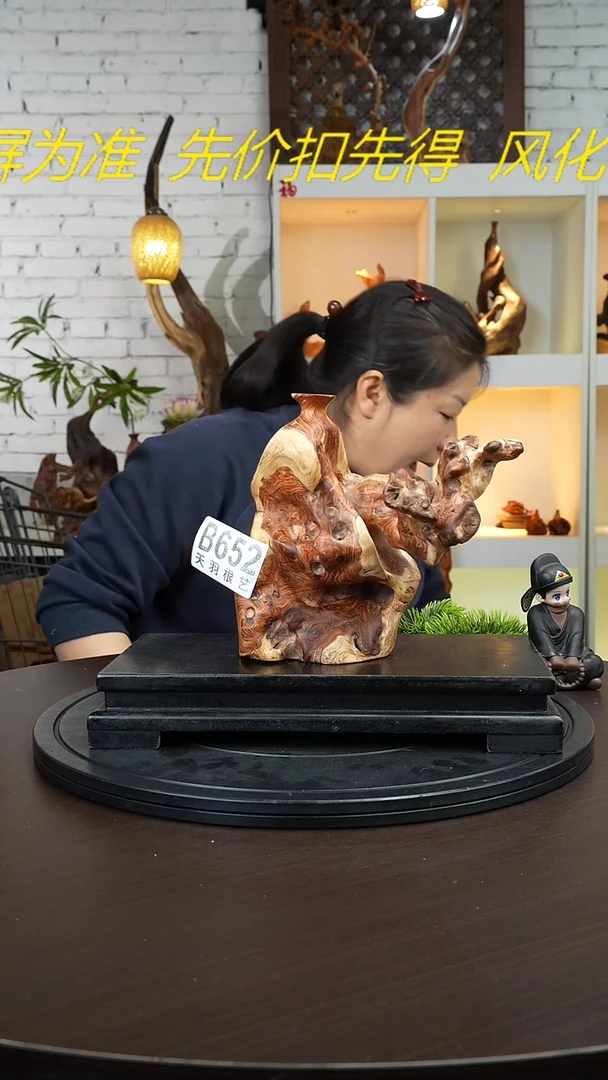 【闪购商品】木木艺云南黑果木小鸟