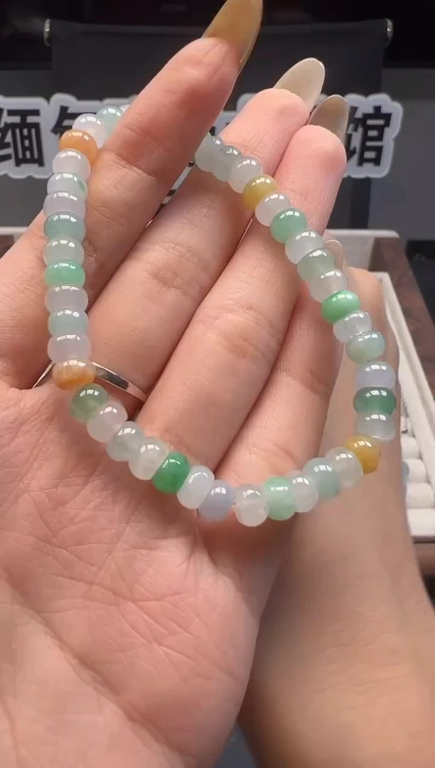 未镶嵌手串翡翠 缅甸珠宝严选