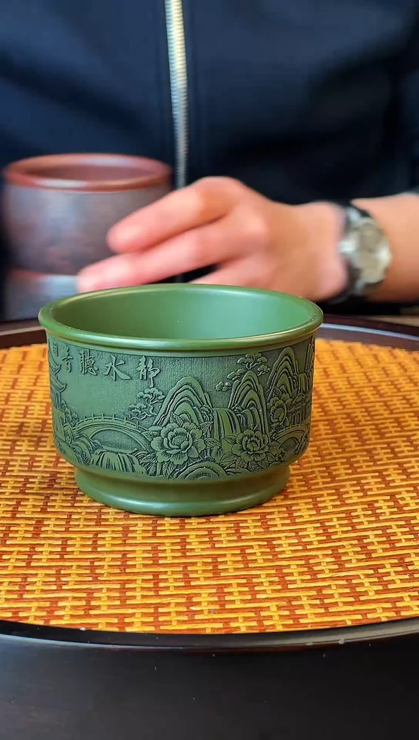 一***小静水听音  泥中翡翠  主人杯