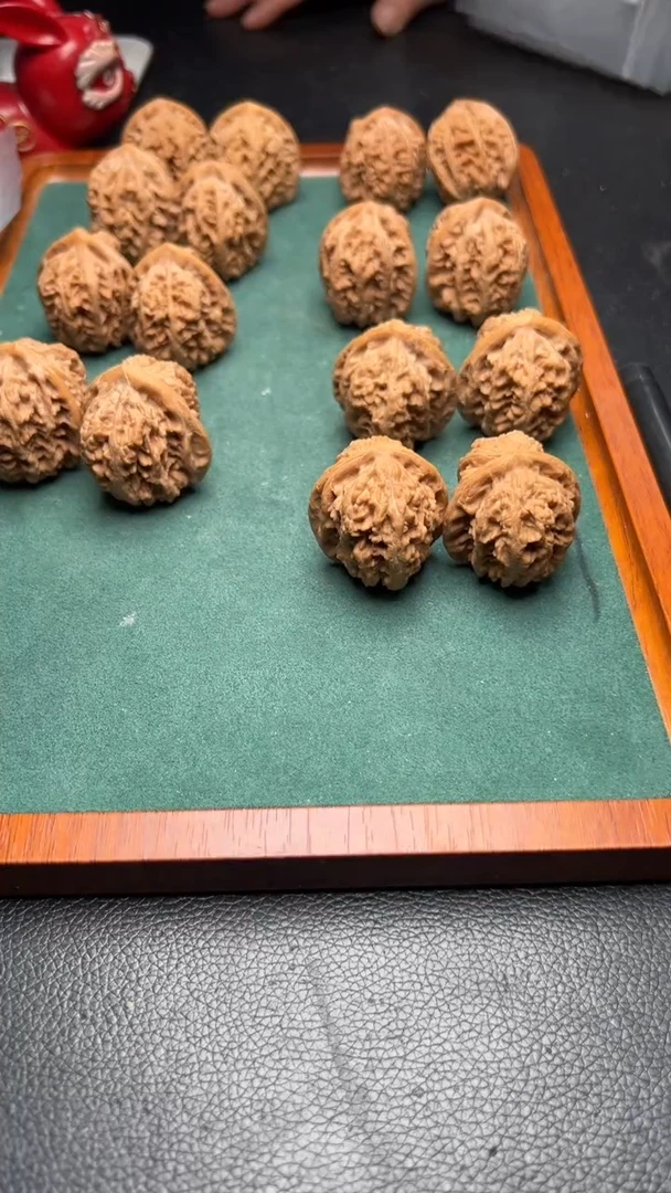 文玩核桃把件36三羊谷