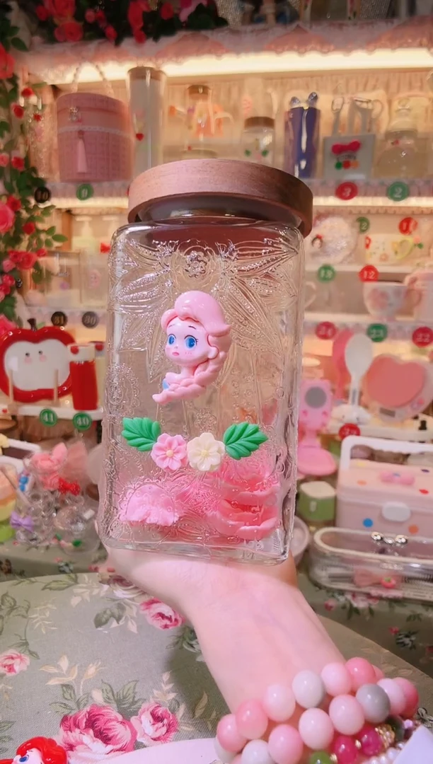 摆件品质好发货快放心拍！爱莎公主密封罐