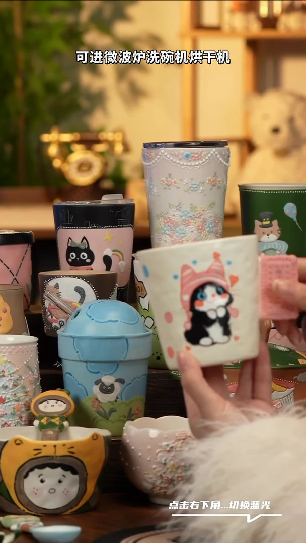 瓷片A034景德镇原创手工陶瓷