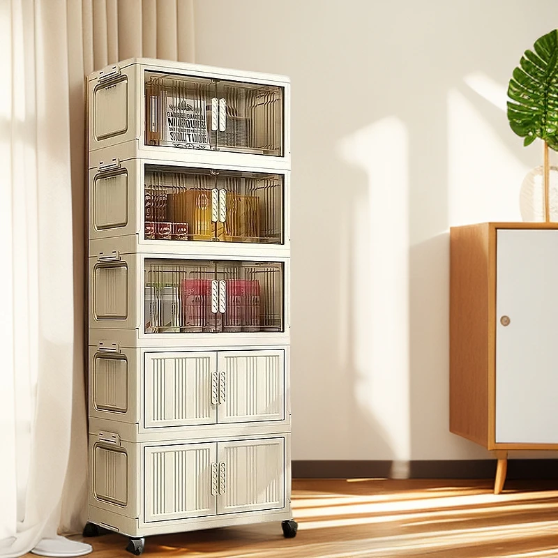 免安装折叠收纳柜儿童衣柜家用卧室塑料衣物收纳柜子