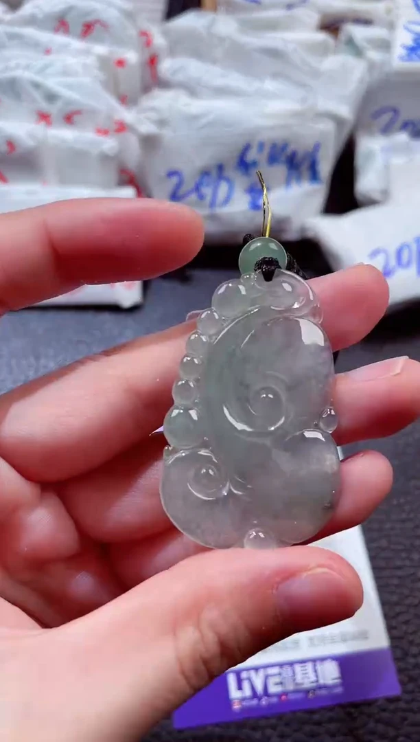 翡翠未镶嵌颈饰00016329