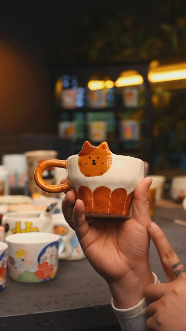 【闪购商品】摆件设计师陶瓷创意手作陶瓷景德镇