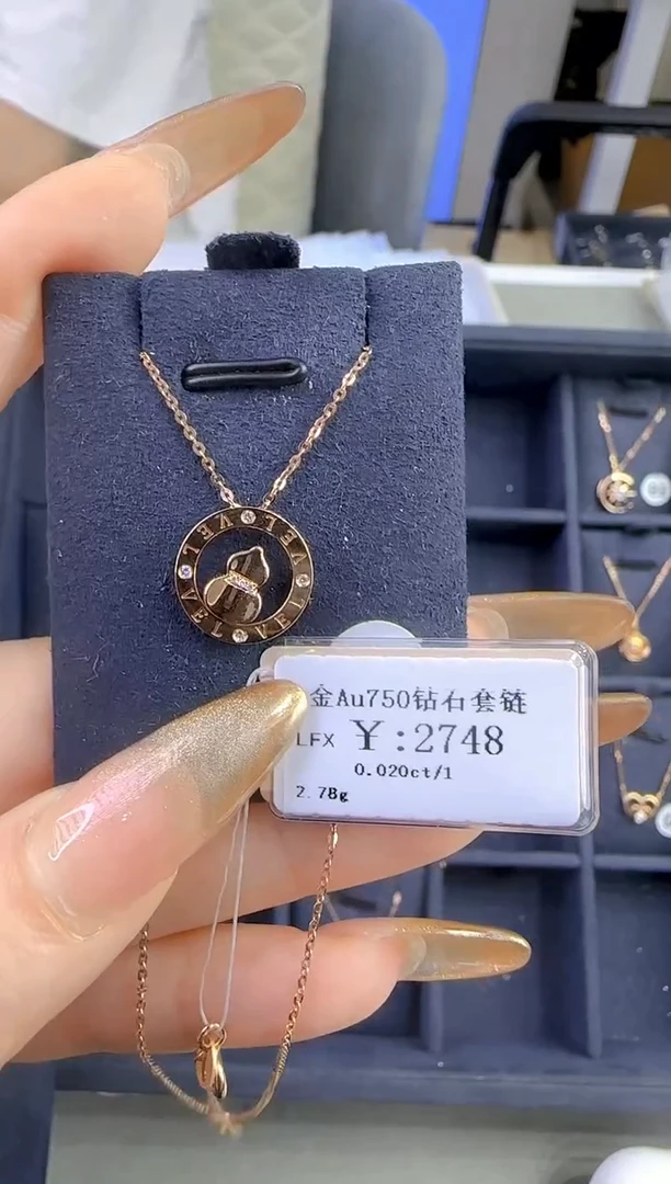 套链钻石18K金镶嵌@***?228000