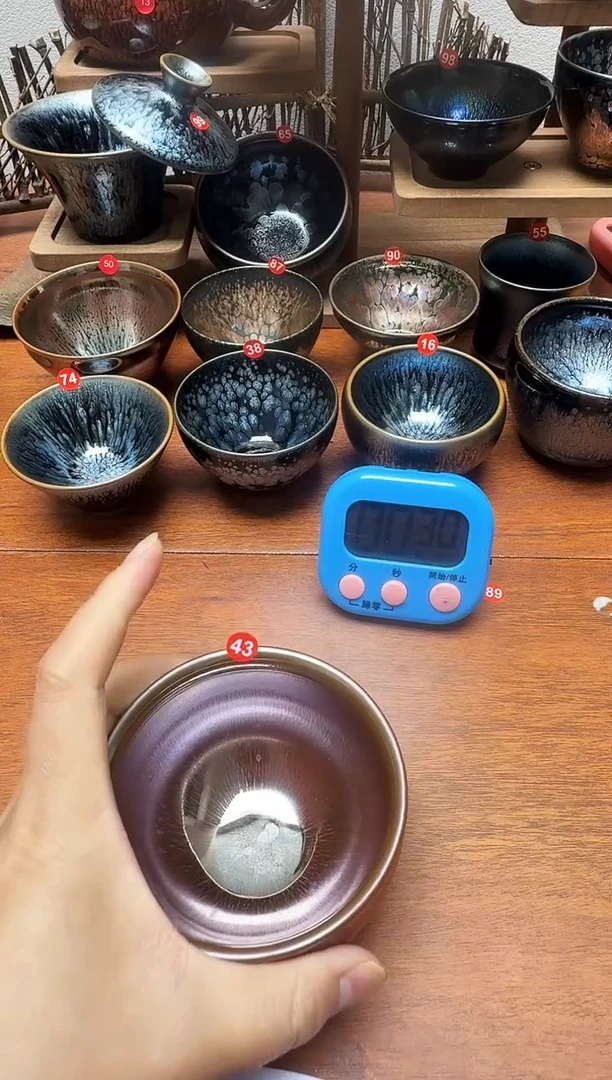 茶盏譄****洅43号建盏工匠茶器