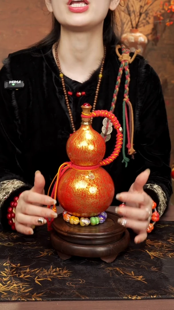 48 --高端工艺大漆酒葫芦--188