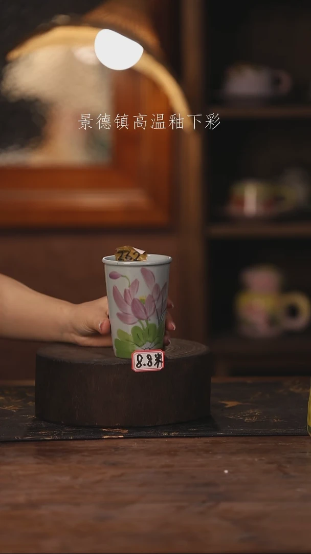 陶瓷景德镇高温釉下手绘陶瓷262