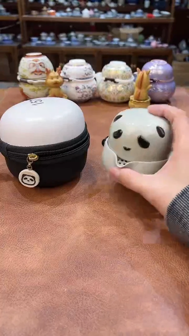 真的很便宜会开片的旅行茶具