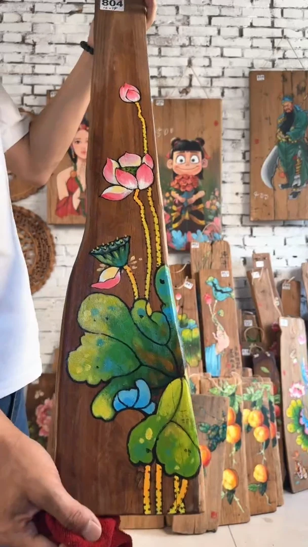 桃核吊坠804号门板画