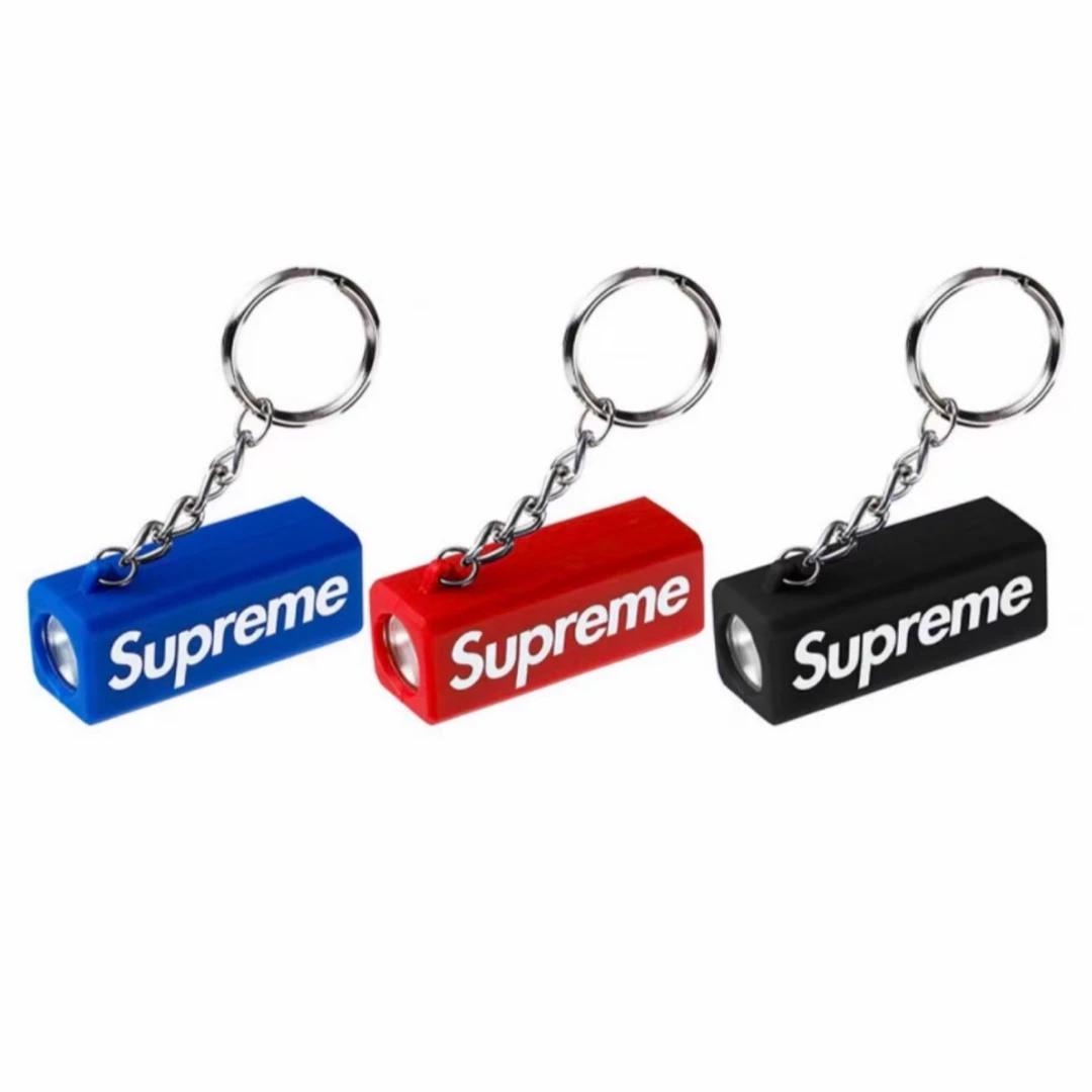 【梅】12FW Supreme Flashlight Keychain Set 小灯钥匙扣 红色