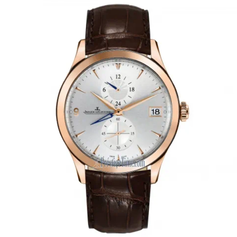 99新 Jaeger-LeCoultre/积家 大师玫瑰金双时区Q1622530/40mm男表