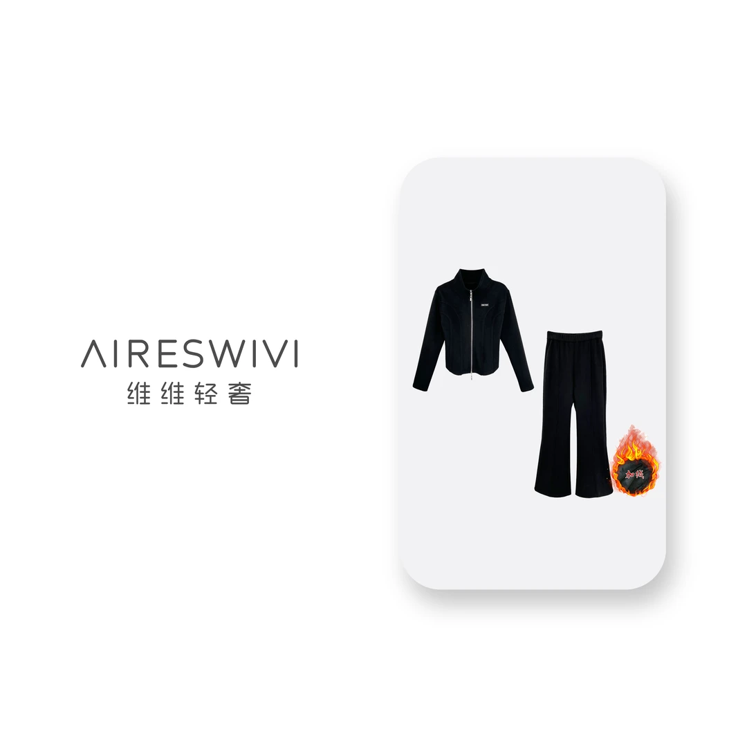 【小蛮腰】时尚拼接设计感显瘦套装353209