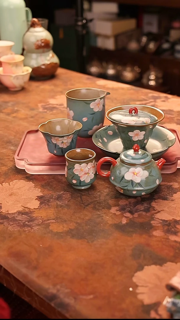 陶瓷茶具（无礼盒无茶盘）@@A12070
