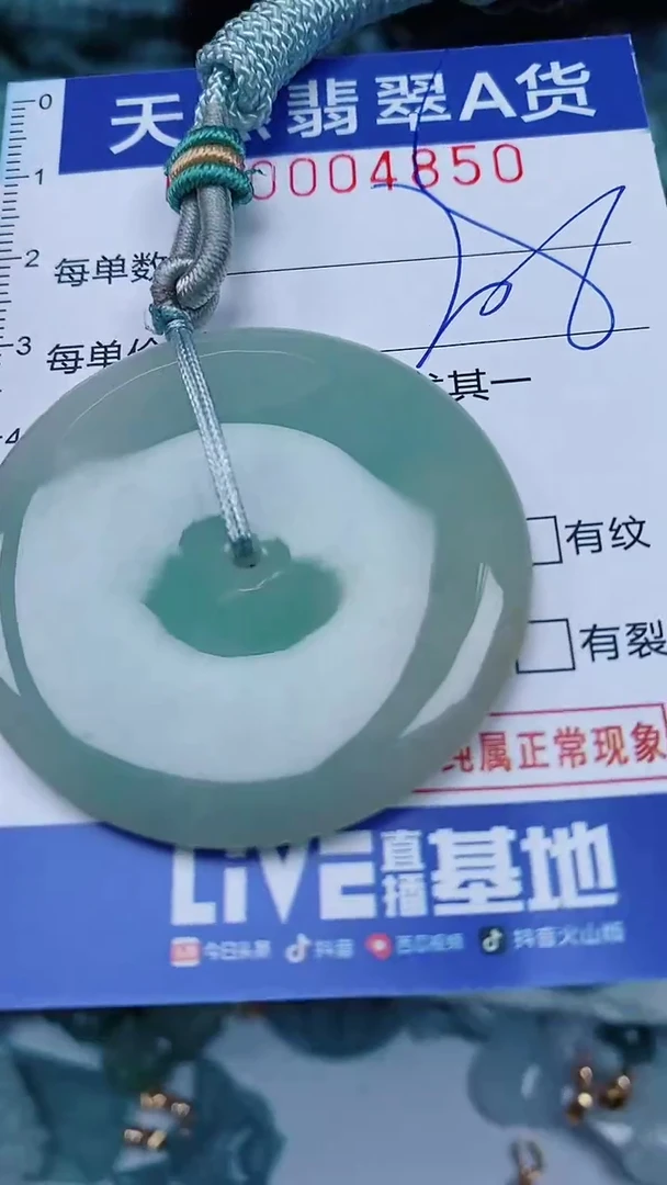 翡翠未镶嵌颈饰00004850