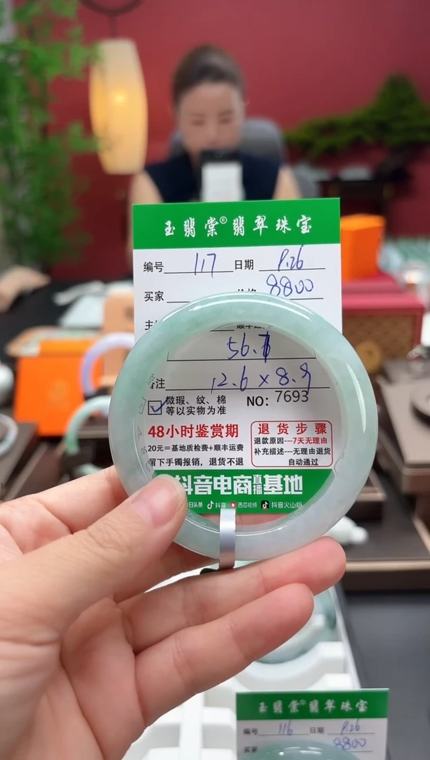 未镶嵌手镯翡翠翡翠117