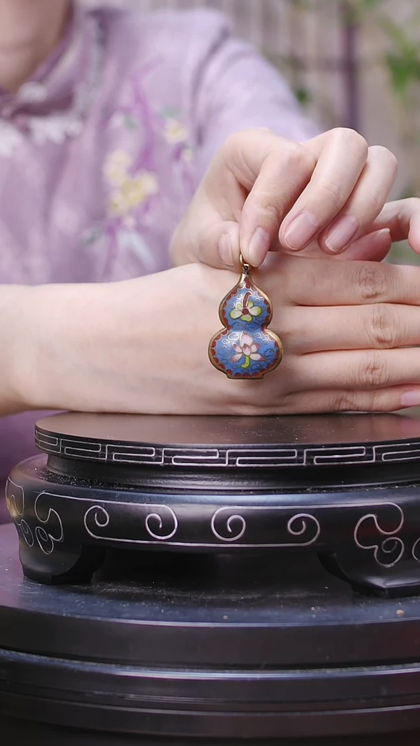 【闪购商品】非遗技艺 景泰蓝葫芦吊坠