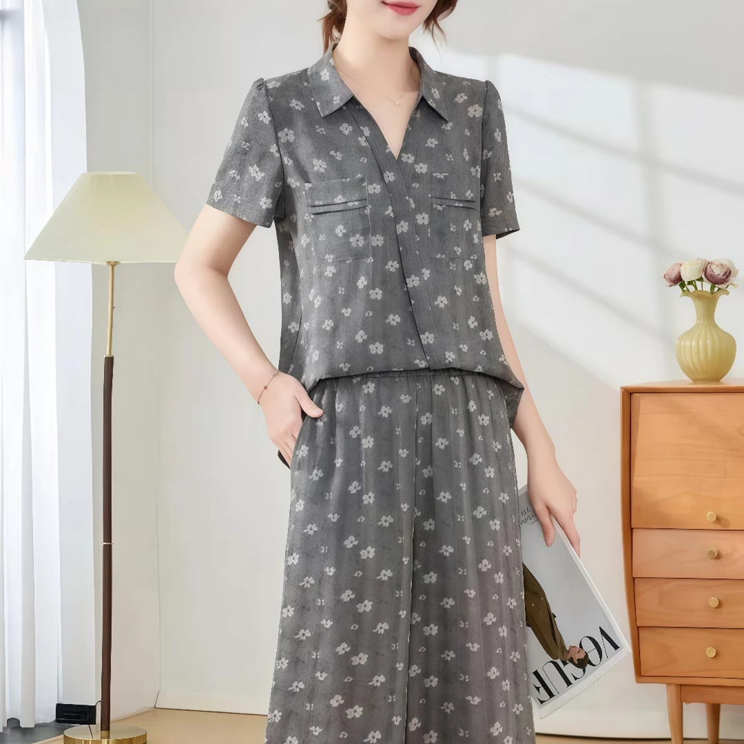 休闲风时尚套装宽松舒适LX2215