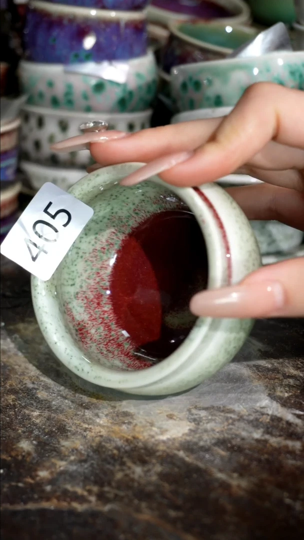 摆件精品窑变钧瓷茶器