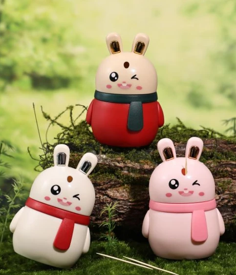 创意小兔牙签筒