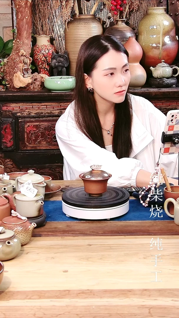 二才盖碗?****9微瑕纯手工纯柴烧容量150ml