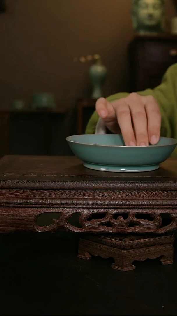 摆件仿古手工圆洗