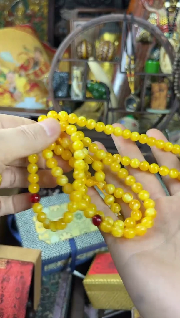 【闪购商品】蜜蜡手链未镶嵌111（收到货有问题联系客服）