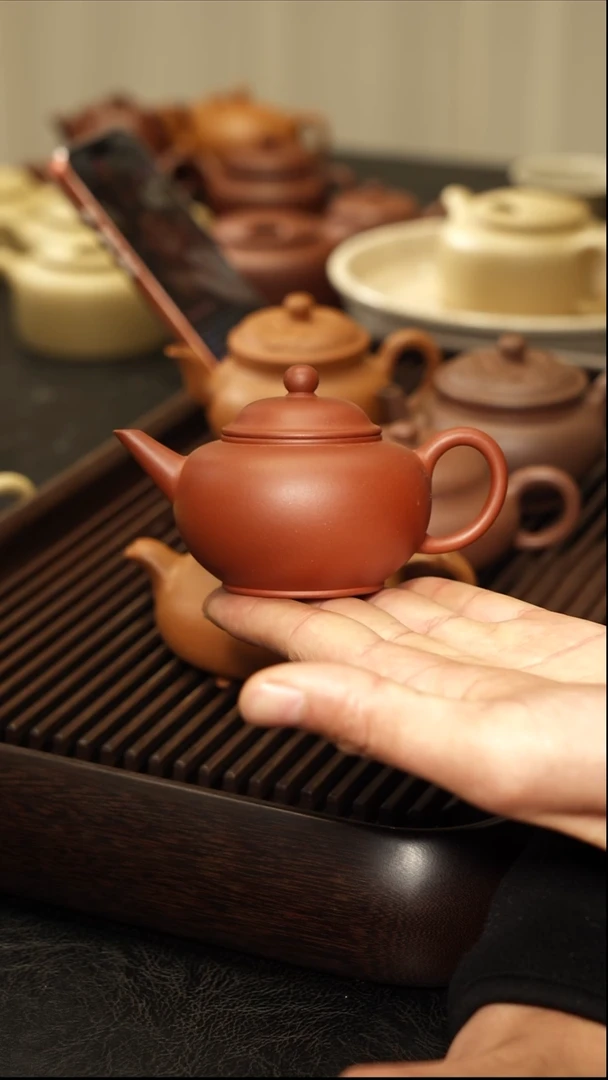 茶壶紫砂【预定一个月】130cc精工版红皮龙水平