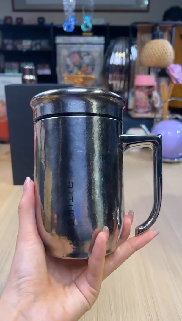 120器态-从容办公保温杯（炫目银）+