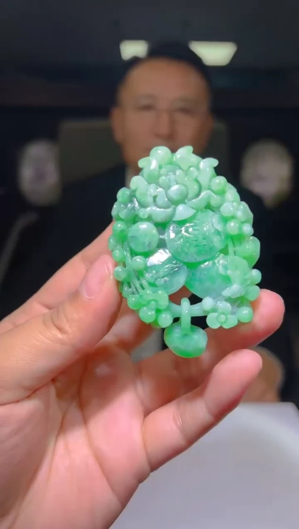 未镶嵌定制翡翠12/1026/L/发其一件/花