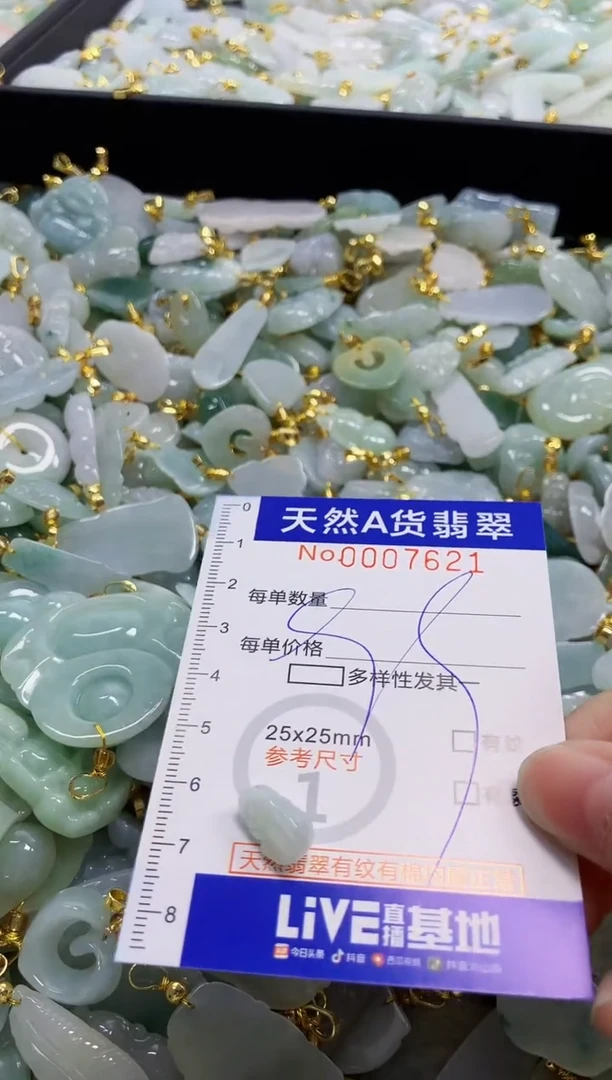 颈饰未镶嵌翡翠天然A货翡翠