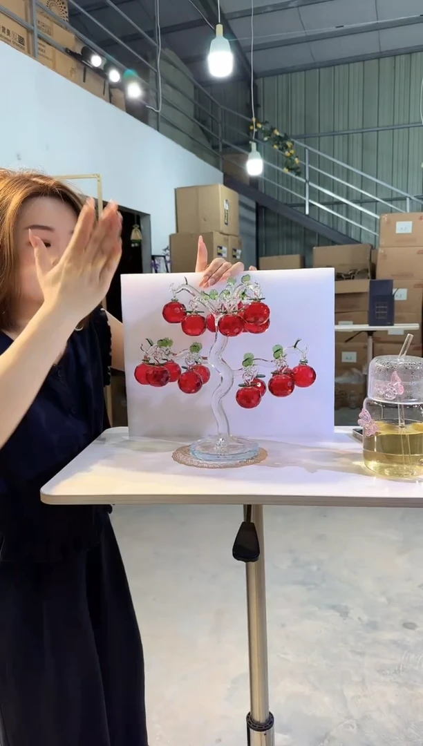 琉璃手工艺品优选花瓶花器K-早58