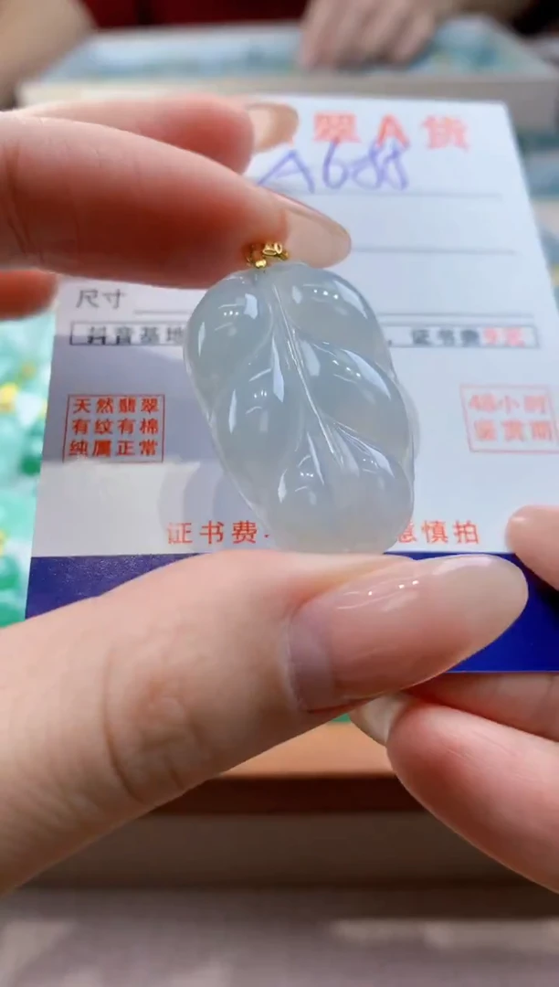 颈饰未镶嵌翡翠天然翡翠挂件