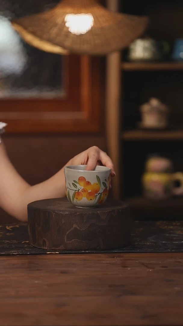 陶瓷景德镇高温釉下手绘陶瓷347