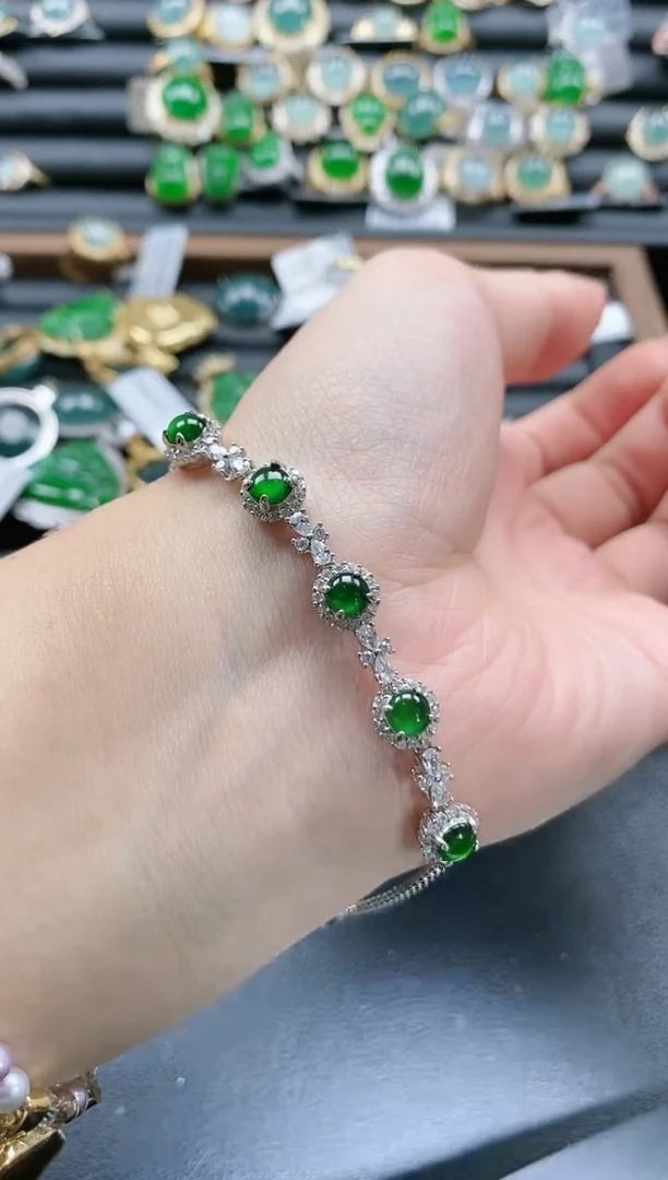 【闪购商品】翡翠戒指银S925镶嵌51151