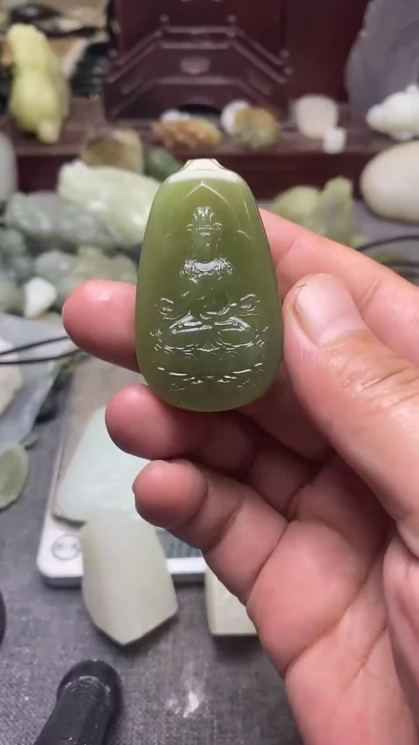 定制和田玉L***L毛货抛光