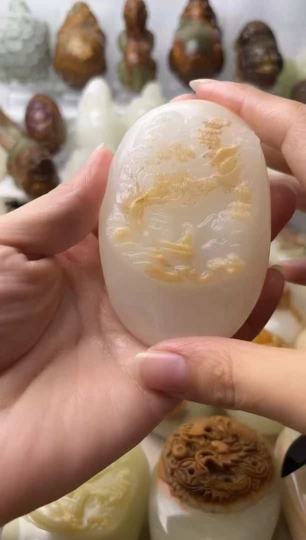 石材方解石棉纹正常不退换山水