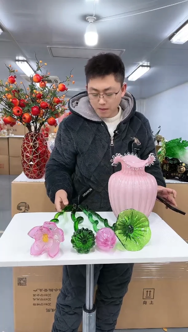 【闪购商品】玻璃小飞0099荷花四只