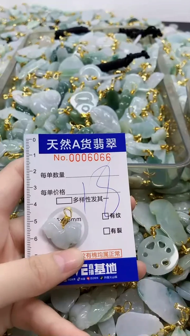 颈饰未镶嵌翡翠天然A货翡翠