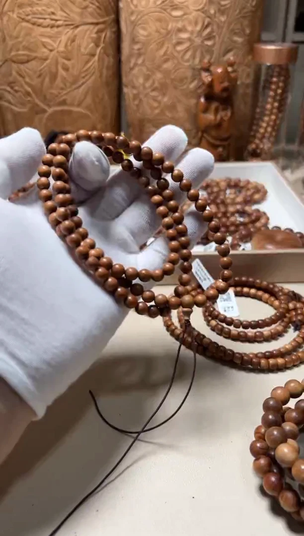 檀香木手串/手链瑕疵0.7*108老山檀香