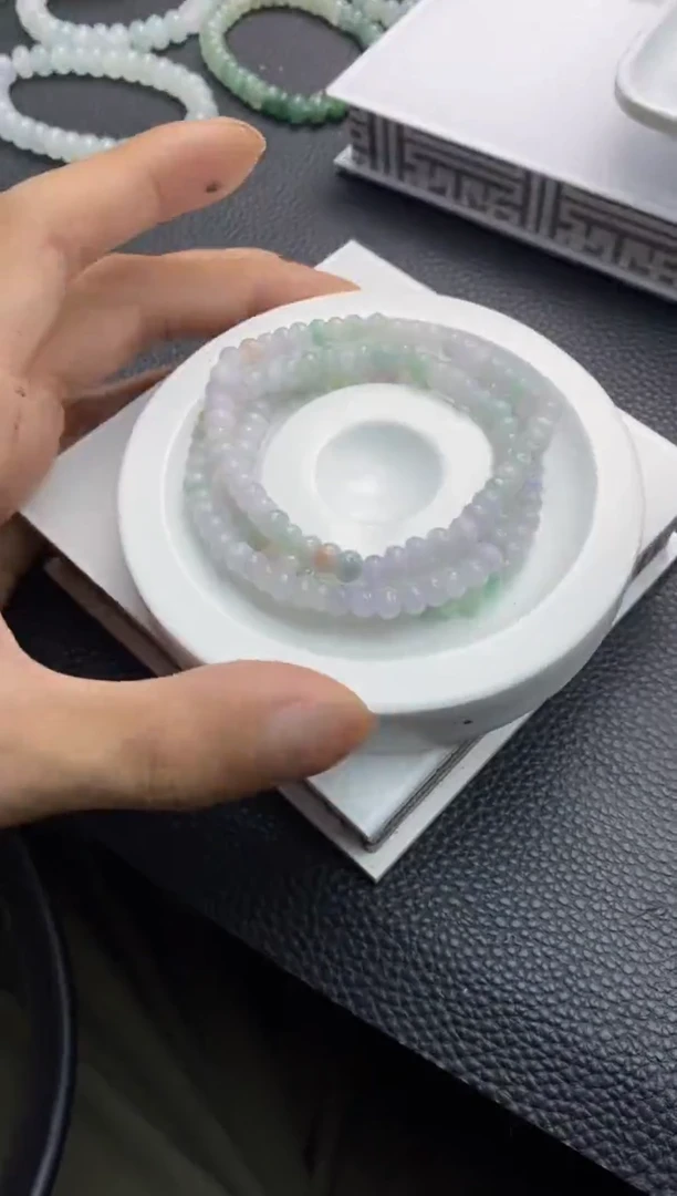 未镶嵌手串翡翠474天然A货翡翠手串多样性发其一
