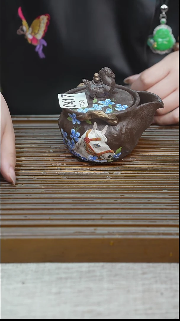 纯手工粗陶茶具每一只不一样