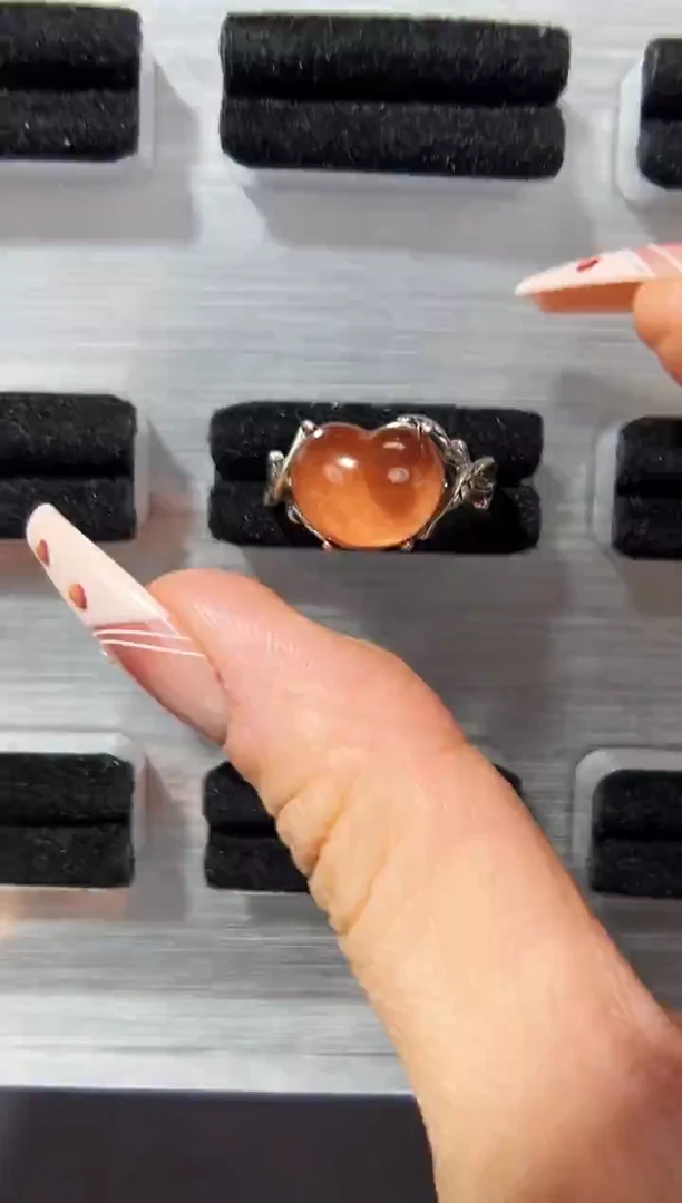 【闪购商品】水晶戒指银S925镶嵌发一（12）