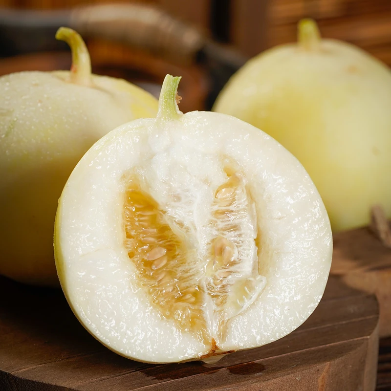 【顺丰包邮】山东头茬露天自然成熟小蜜蜂甜瓜香瓜脆甜应季新鲜水果