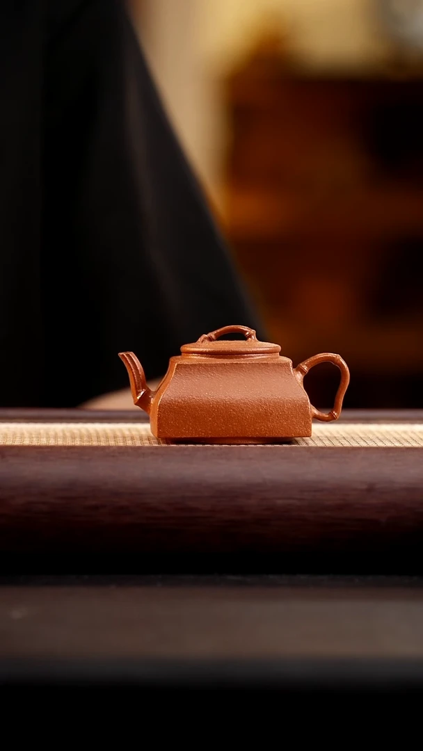 茶壶紫砂红降坡坦然灵竹