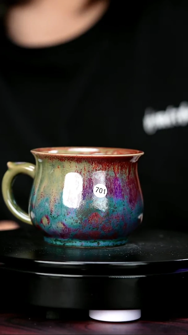 杯子701#李盼龙一级品原矿钧瓷马克杯