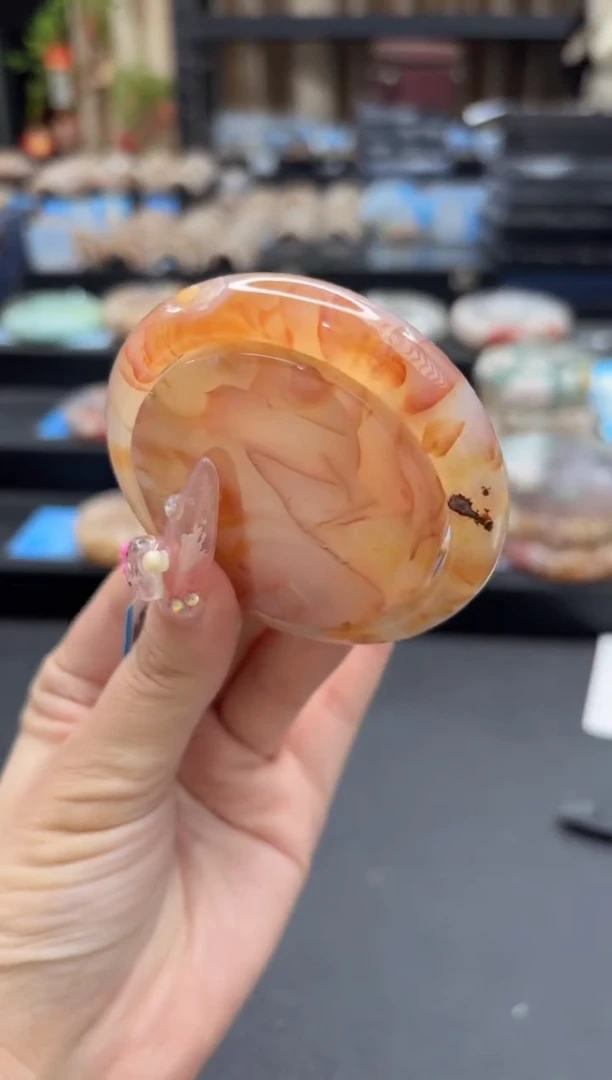 未镶嵌手镯石英质玉215(56圈赠送镯心)