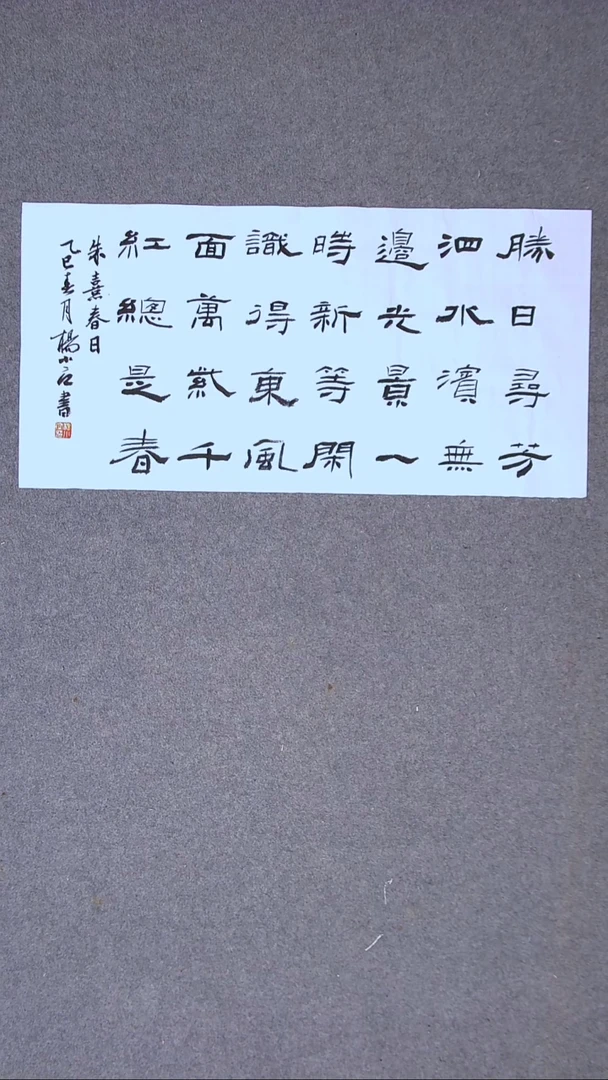 书法杨小立河南南阳69*34两平尺